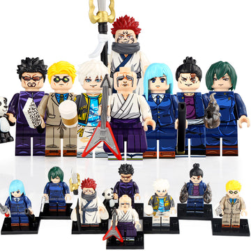 Mai Zenin Gojo Satoru Todo Aoi Gakuganji Yoshinobu Miwa Kasumi Yaga Masamichi Nanami Kento Ryomen Sukuna Anime Jujutsu Kaisen Brick Compatible Minifigure Toy