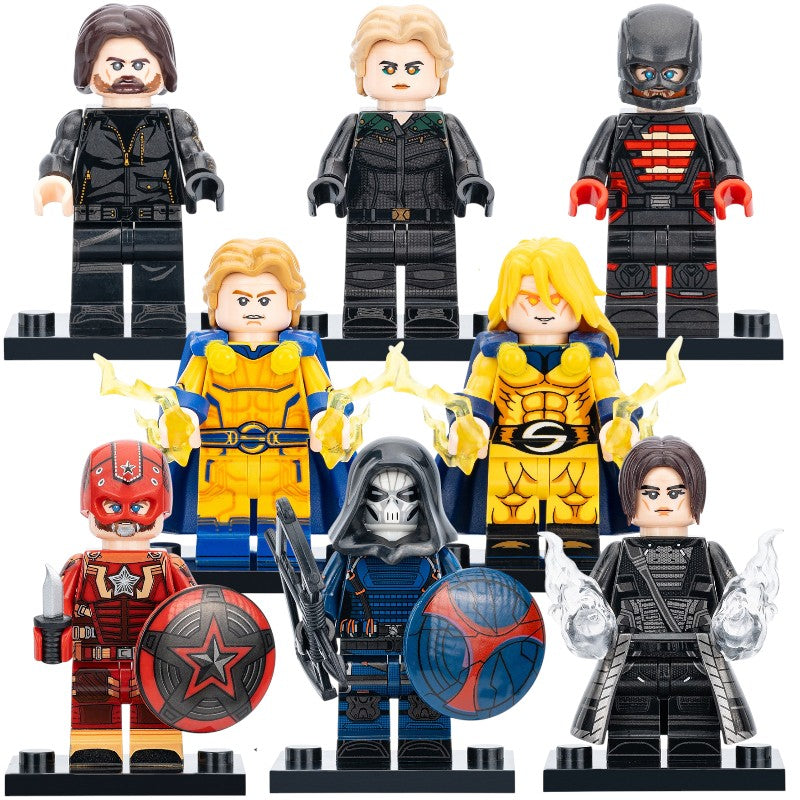 Sentry Winter Soldier Yelena Belova U.S. Agent Taskmaster Red Guardian Ghost MCU Thunderbolts* (2025) Custom Brick Compatible Minifigure Toy