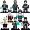 Shizune Teuchi Sarutobi Konohamaru Hyuga Neji Tenten Sai Umino Iruka Yamato Naruto Shippuden Custom Brick Compatible Minifigure Toy