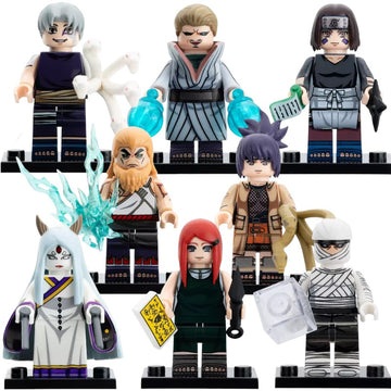 Hozuki Gengetsu Kabuto Rin Sandaime Raikage Anko Kaguya Kushina Mū Naruto Shippuden Custom Brick Compatible Minifigure Toy