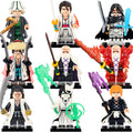 Kenpachi Ichigo Ulquiorra Yhwach Shunsui Sosuke Kisuke Genryusai Anime Bleach Custom Brick Compatible Minifigure Toy