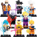Son Goku Master Roshi Jiren Son Gohan SSJ Blue Gogeta Golden Frieza Dragon Ball Universe Custom Brick Compatible Minifigure Toy