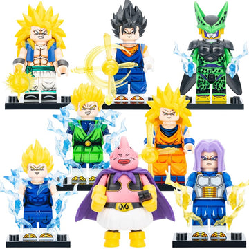 Son Gohan Son Goku Gotenks Vegito Cell Vegeta Trunks Majin Buu Dragon Ball Z Custom Brick Compatible Minifigure Toy