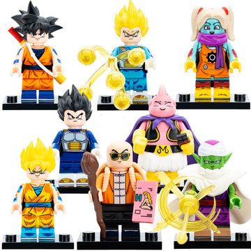 Son Goku Vegeta Panzy Majin Buu Master Roshi Piccolo Dragon Ball Daima Custom Brick Compatible Minifigure Toy