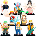Monkey D. Luffy Tony Tony Chopper Sanji Nami Roronoa Zoro Brook Nico Robin Usopp One Piece Custom Brick Compatible Minifigure Toy