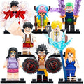 Anime One Piece Monkey D. Luffy Roronoa Zoro Nami Sanji Nico Robin Tony Tony Chopper Custom Brick Compatible Minifigure Toy