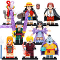 One Piece Monkey D. Luffy Zoro Nami Robin Sanji Jinbe Shanks Uta Custom Brick Compatible Minifigure Toy