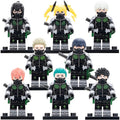 Mina Kikoru Reno Aoi Soshiro Iharu Haruichi Kafka Defense Force Team in Kaiju No. 8 Custom Brick Compatible Minifigure Toy