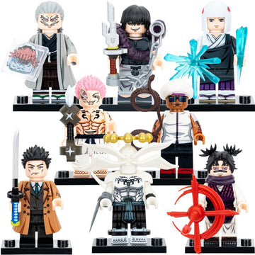 Zenin Naobito Fushiguro Toji Uraume Ryomen Sukuna Miguel Oduol Kusakabe Atsuya Mahoraga Choso Anime Jujutsu Kaisen Custom Brick Compatible Minifigure Toy