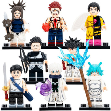 Yorozu Ryomen Sukuna Takaba Fumihiko Kamo Noritoshi Fushiguro Megumi Kashimo Hajime Gojo Satoru Okkotsu Yuta Jujutsu Kaisen Brick Compatible Minifigure Toy