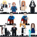 Horror Movie Chucky Tiffany Valentine M3GAN Valak Ash Williams Art the Clown Billy Emily Crane Lilly D'Abo Custom Brick Compatible Minifigure Toy