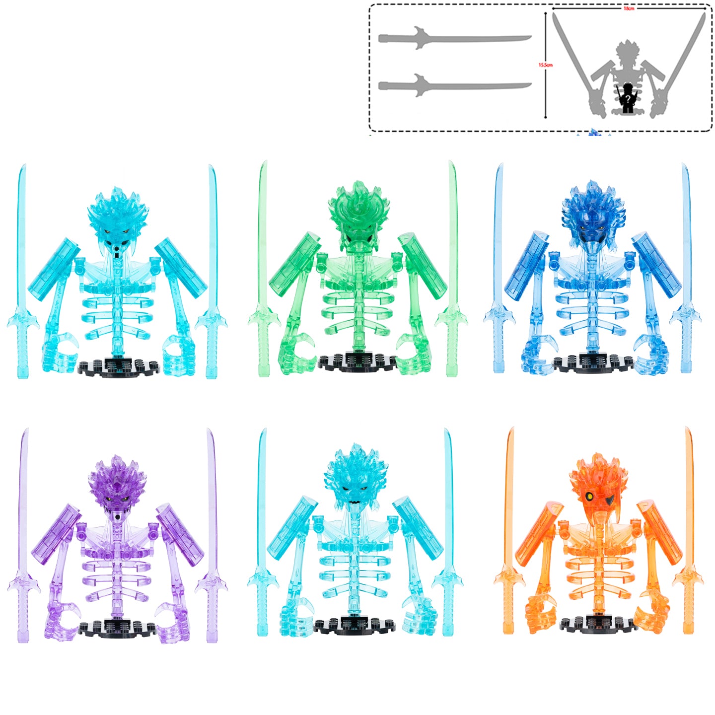 Susanoo (Buildable) Anime Naruto Shippuden Custom Brick Based Minifigure Toy