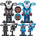 War Machine Mk 7 Iron Patriot MCU Avengers Endgame Custom Brick Compatible Minifigure Toy