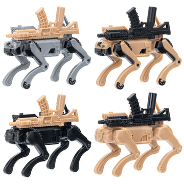 Military Robodog Robot Dog WOF-01 WOF-02 WOF-03 WOF-04 Custom Brick Compatible Brick Based Figures Toy