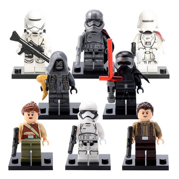 Kylo Ren Captain Phasma Unkar's Thug Flametrooper Snowtrooper Stormtrooper Star Wars The Force Awakens (2015) Brick Compatible Minifigure Toy