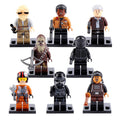 Poe Dameron Tasu Leech Chewbacca Han Solo First Order Crew Member Rey Finn Star Wars Episode VII The Force Awakens 2015 Custom Brick Compatible Minifigure Toy