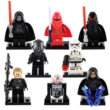 Royal Guard Emperor Palpatine Imperial Astromech Droid TIE Fighter Pilot Stormtrooper Shadow Guard Star Wars Brick Compatible Minifigure Toy