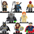 Aquaman Lex Luthor Deathstroke DCEU Batman vs Superman Custom Brick Compatible Minifigure Toy