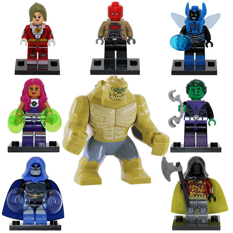 Killer Croc Saturn Girl Robin Memorial DC Comic Custom Brick Compatible Minifigure Toy