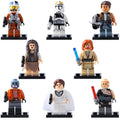 Star Wars Anakin Skywalker Obi-Wan Kenobi Princess Leia Zander Freemaker Ponda Baba Clone Trooper Gunner Brick Compatible Minifigure Toy