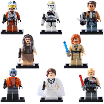 Star Wars Anakin Skywalker Obi-Wan Kenobi Princess Leia Zander Freemaker Ponda Baba Clone Trooper Gunner Brick Compatible Minifigure Toy