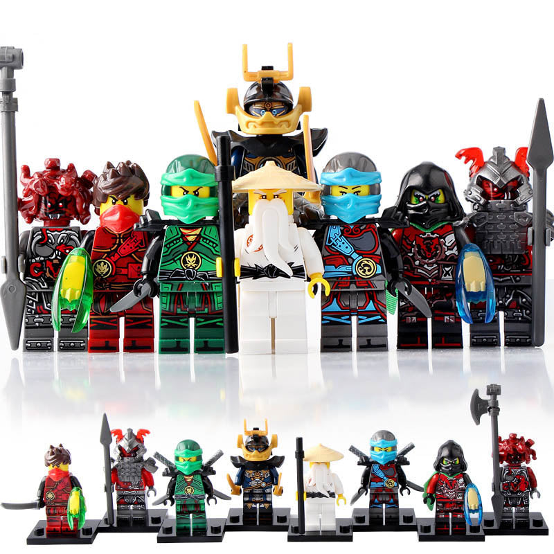 Nya Krux Lloyd General Machia Kai Samurai X Vermin Sensei Wu NINJAGO The Hands of Time Custom Brick Compatible Minifigure Toy