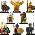 Winged Warrior Island Warrior Tiki King Tut Hun Warrior Ares Athena Evil Knight Chief Custom Brick Compatible Minifigure Toy