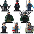 Hela Berserker Bruce Banner Valkyrie Red Skull Mandarin MCU Thor Ragnarok Custom Brick Compatible Minifigure Toy