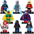 Tony Stark Vision Carol Danvers Whiplash Mk II Black Tom Cassidy Marvel Super heroes Custom Brick Compatible Minifigure Toy