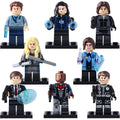 Mockingbird Grant Ward Jemma Simmons Leo Fitz Quake Deathlok Marvel's Agents of S.H.I.E.L.D Custom Brick Based Minifigure Toy