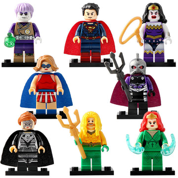 Aquaman Ocean Master Mera Reign Bizarra Miss America Greenzarro DC Comic Custom Brick Compatible Minifigure Toy