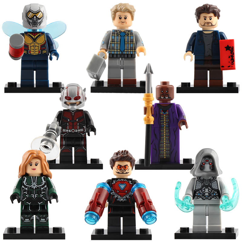 Zuri Baron Zemo Erik Selvig Ant-Man Wasp Ghost Captain Marvel Tony Stark Marvel Universe Custom Brick Compatible Minifigure Toy