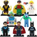 Batman Harley Quinn Black Vulcan Wonder Dog Jor-El DC Super Heroes Custom Brick Compatible Minifigure Toy