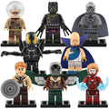 T'Chaka Uatu the Watcher Steve Rogers Death Vision Pepper Potts Marvel Cinematic Universe Custom Brick Based Minifigure Toy
