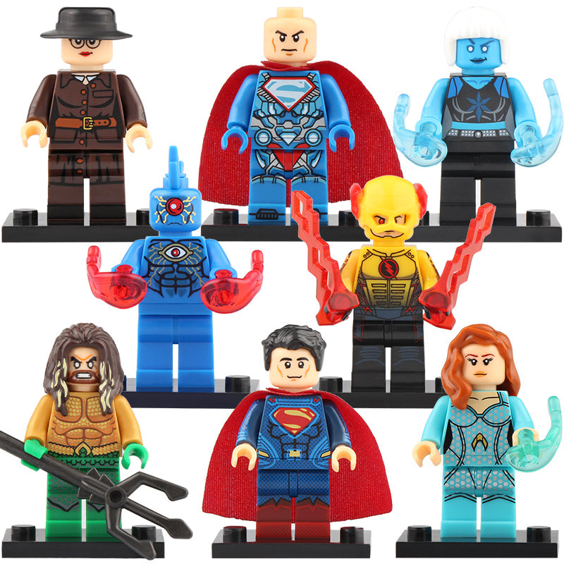 Diana Prince Superman Mera Lex Luthor Killer Frost Reverse Flash OMAC DCEU Superheroes Custom Brick Compatible Minifigure Toy