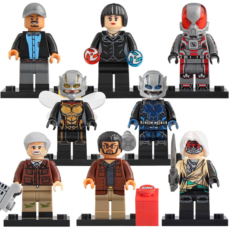 Hank Pym Luis Hope Van Dyne Goliath Bill Foster MCU Ant-man and the Wasp (2018) Custom Brick Compatible Minifigure Toy