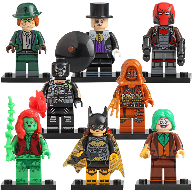 Bane Riddler Scarecrow Joker Poison Ivy The Penguin Batgirl DC Comic Custom Brick Compatible Minifigure Toy