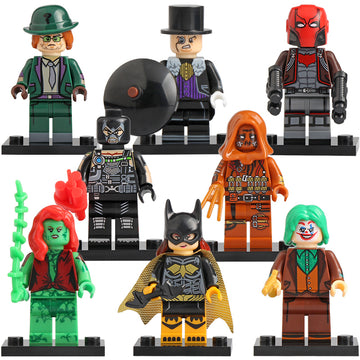 Bane Riddler Scarecrow Joker Poison Ivy The Penguin Batgirl DC Comic Custom Brick Compatible Minifigure Toy