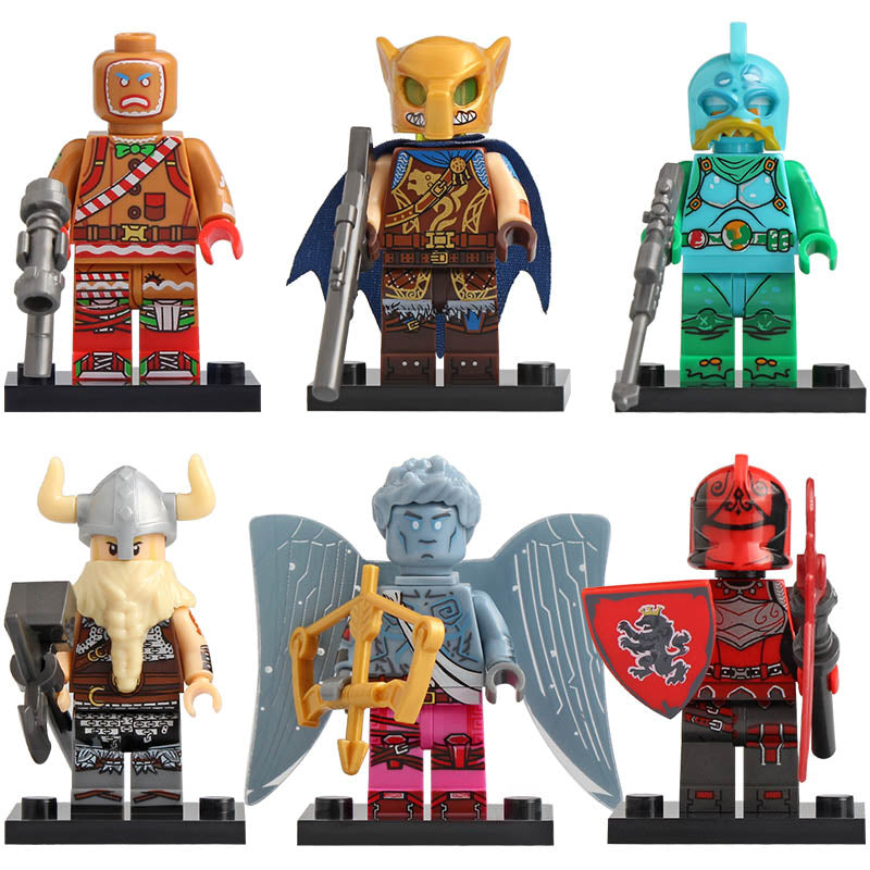Fortnite Battle Royale Battle Hound Red Knight Love Ranger Moisty Merman Merry Marauder Magnus Custom Brick Compatible Minifigure Toy