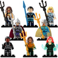 Black Manta Vulko Queen Atlanna Arthur Curry Nereus Orm DCEU Aquaman 2018 Custom Brick Based Minifigure Toy