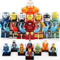 Tony Stark's Armor Mk 6 Mk 42 Mk 22 Mk 40 Mk 41 Mk 36 Mk 38 Mk 37 MCU Iron Man 3 (2013) Custom Brick Compatible Minifigure Toy
