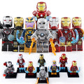 Thanos War Machine Iron Man Mk 1 Mk 5 Football Mk 7 Mk 41 Bones Mk 46 Mk 85 Marvel Universe Brick-Compatible Minifigure Toy