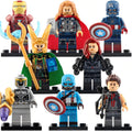 Iron Man Mk 6 Chitauri Captain America Loki Captain America Black Widow Thor Hawkeye MCU Super Heroes Brick Compatible Minifigure Toy