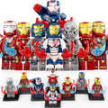 Iron Man Mk 17 Mk 33 Mk 43 Mk 45 Ultimate Ultron Mk 1 Iron Legion Iron Patriot MCU Avengers Age of Ultron Custom Brick Compatible Minifigure Toy