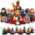 Teen Groot Captain America Agent Carter Thor Maria Rambeau Loki MCU Super Heroes Custom Brick Compatible Minifigure Toy
