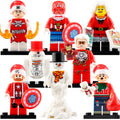 Phoenix Captain America Snowman Iron Man R2-D2 Snowman Woman Kid Christmas Themed Superheroes Custom Brick-Based Minifigure Toy