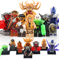 Cannibal Mechanical Mechanic Primitive Woman Four Arm Stone Magic Orc Red Snake Evil Dwarf Brick Compatible Minifigure Toy
