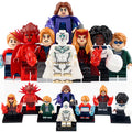 Scarlet Witch Billy Agatha Monica Tommy White Vision Wanda Mephisto MCU WandaVision (2021) Custom Brick Compatible Minifigure Toy