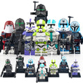 Star Wars Jesse Grey Howzer Crosshair Bo-Katan Kryse 187th Legion Trooper Galactic Marine Elite Squad Trooper Brick Compatible Minifigure Toy