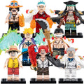 Akainu Luffy Portgas D. Ace Edward Newgate Marshall D. Teach Shanks Marco Monkey D. Garp Anime One Piece Custom Brick Compatible Minifigure Toy